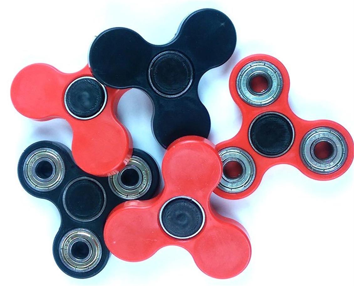 900 STRESS ÇARKI-HAND SPINNER-3'LÜ-MUHT.RENKLERDE