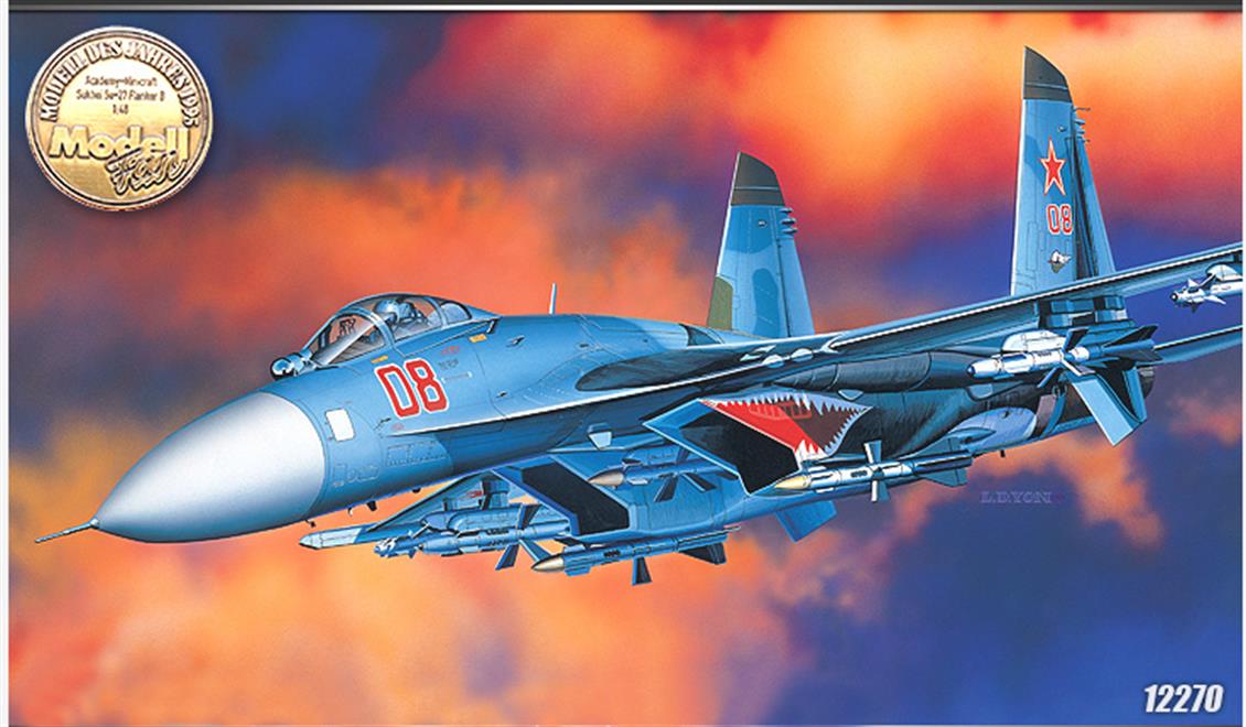 Academy 12270 1/48 SU-27 FLANKER B Uçak maketi