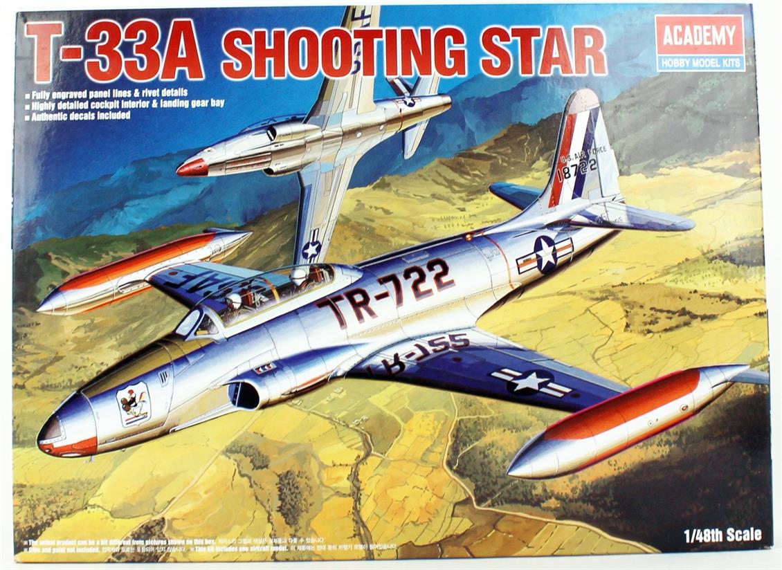 Academy 12284 1/48 T-33A SHOOTINGSTAR Uçak Maketi