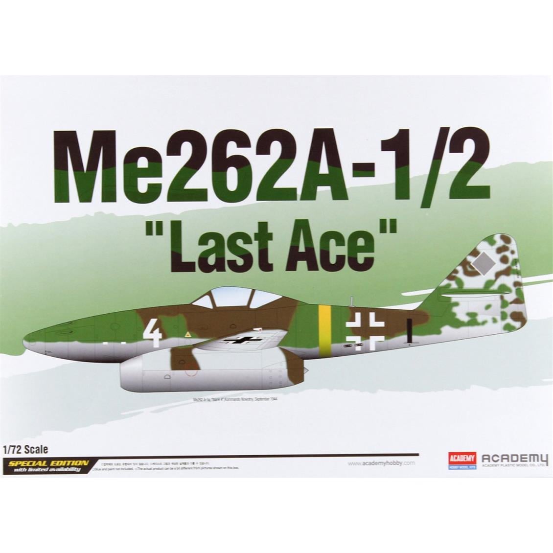 ''Academy 12542 1/72 Me262A-1/2 ''''Last Ace'''' Specia
