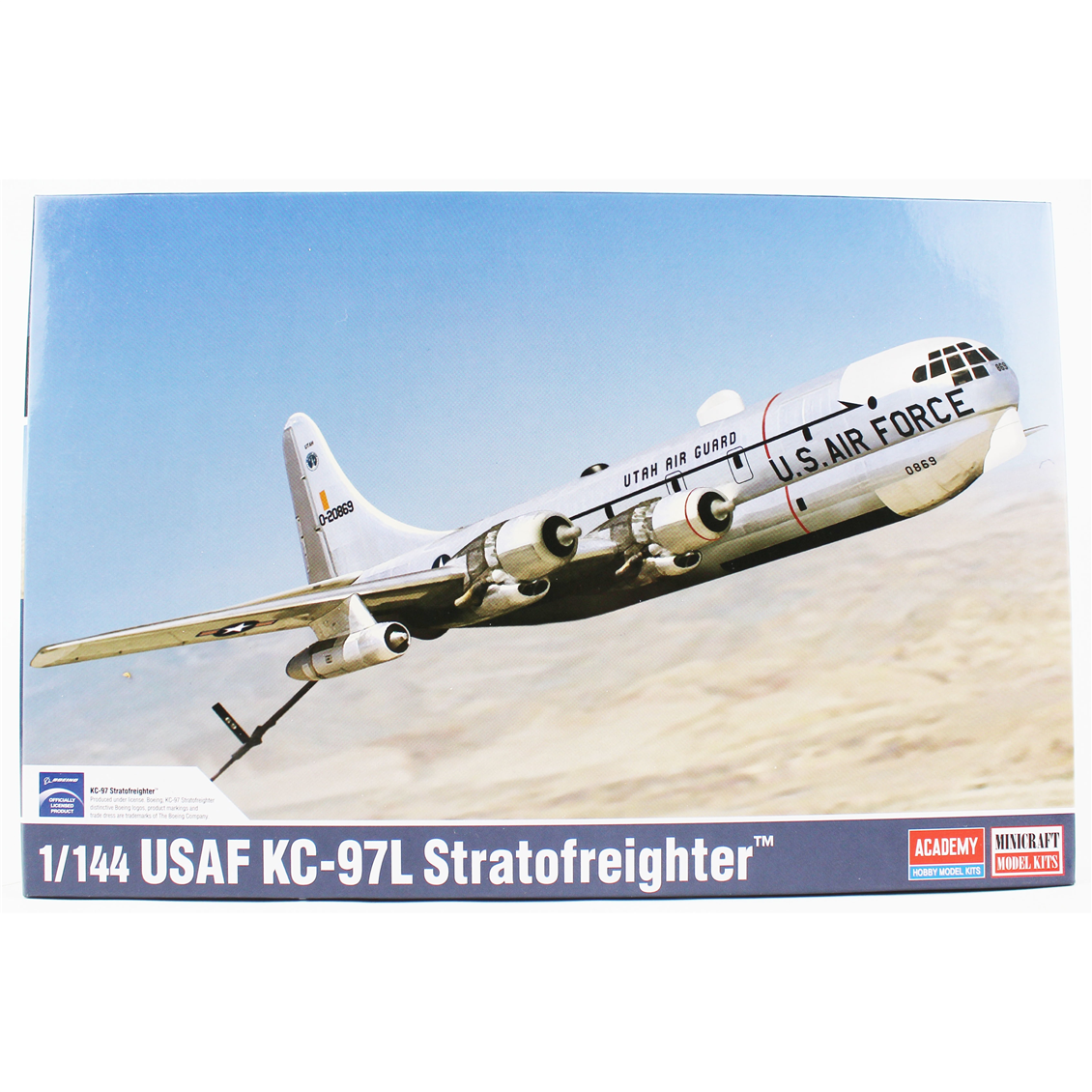 Academy 12640 1/144 USAF KC-97L Stratofreighter, Yakıt İkmal Uçağı, Plastik Model Kiti