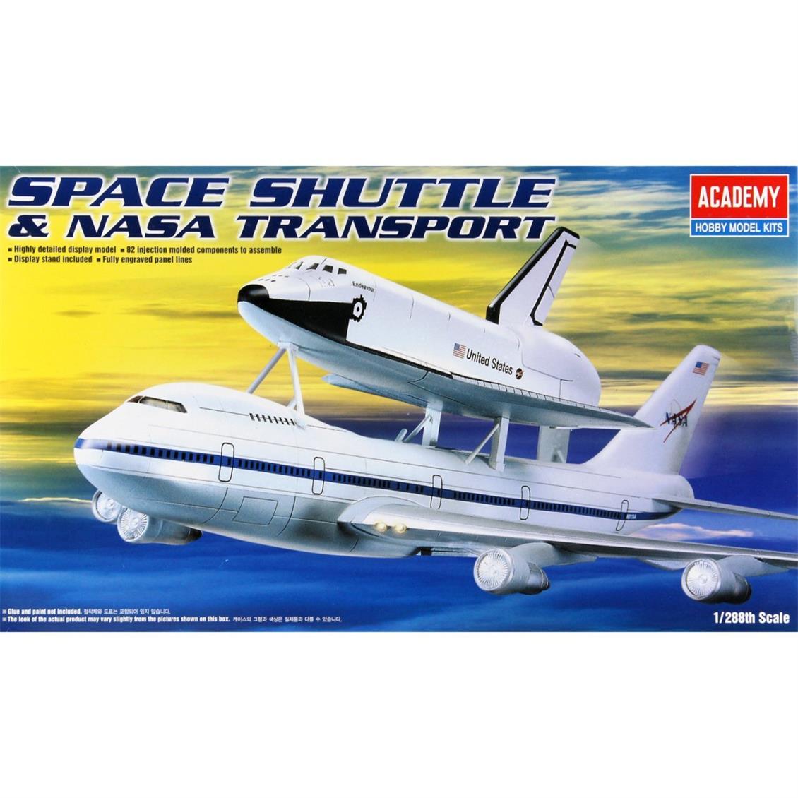 Academy 12708 1/288 Space Shuttle & NASA Transport