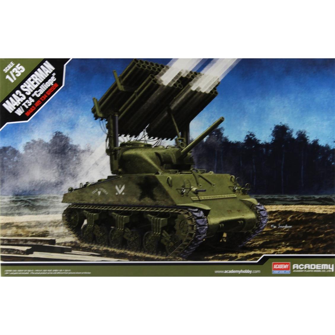 ''Academy 13294 1/35 M4A3 Sherman W/ T34 ''''Calliope