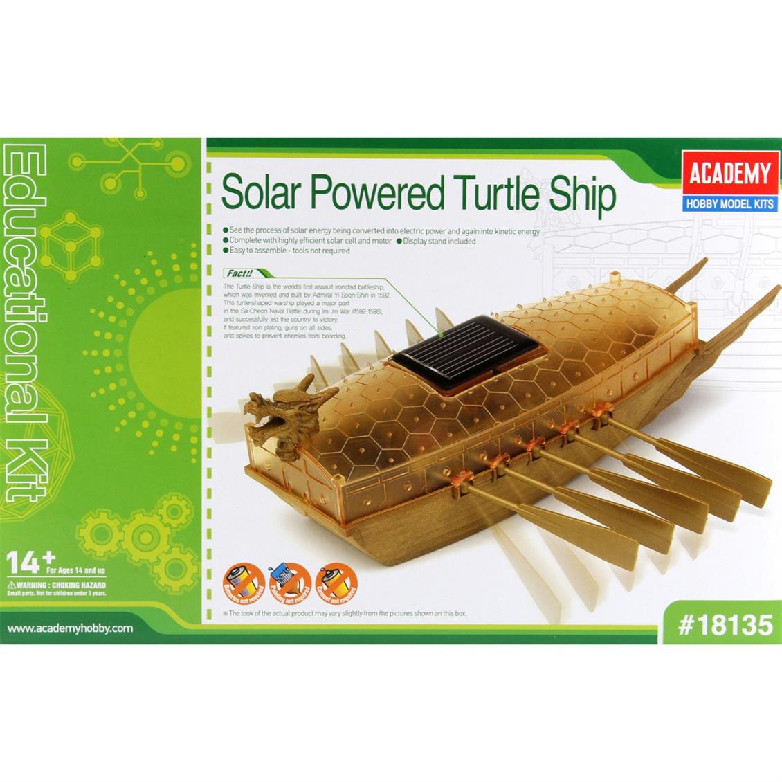 Academy 18135 Güneş Erenerjisi İle Çalışan Gemi Kiti Demonte Plastik Maketi