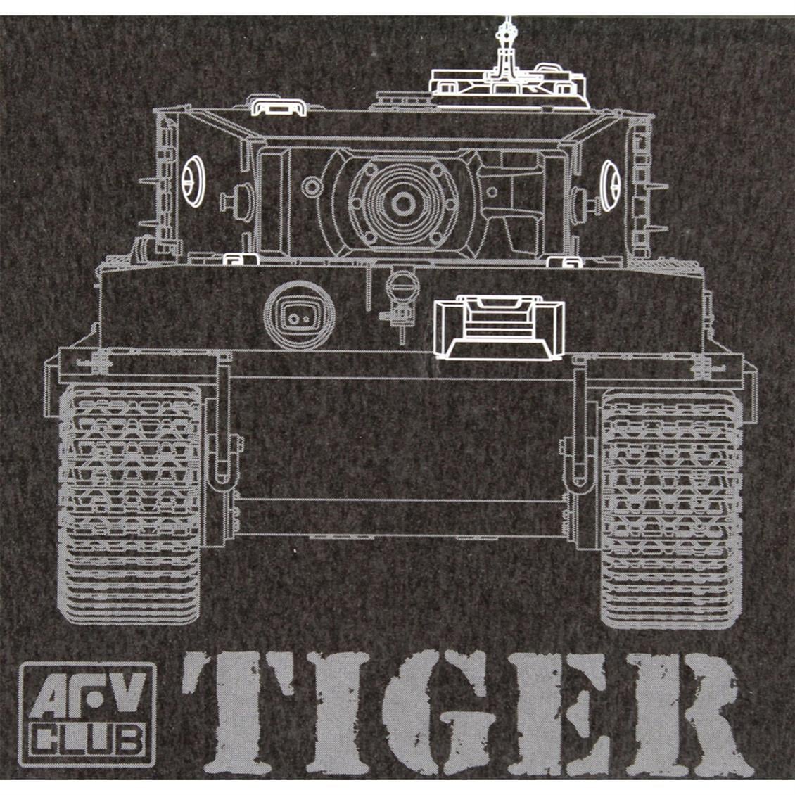 AFV Club AC35004 1/35 TIGER I Geç Dönem, Şeffaf Periskop Demonte Plastik Maketi