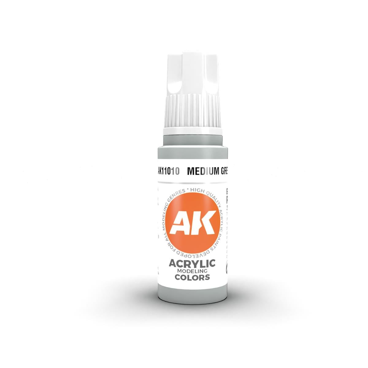 AK 11010 17 ml. Medium Grey, 3GEN Akrilik Model Boyası