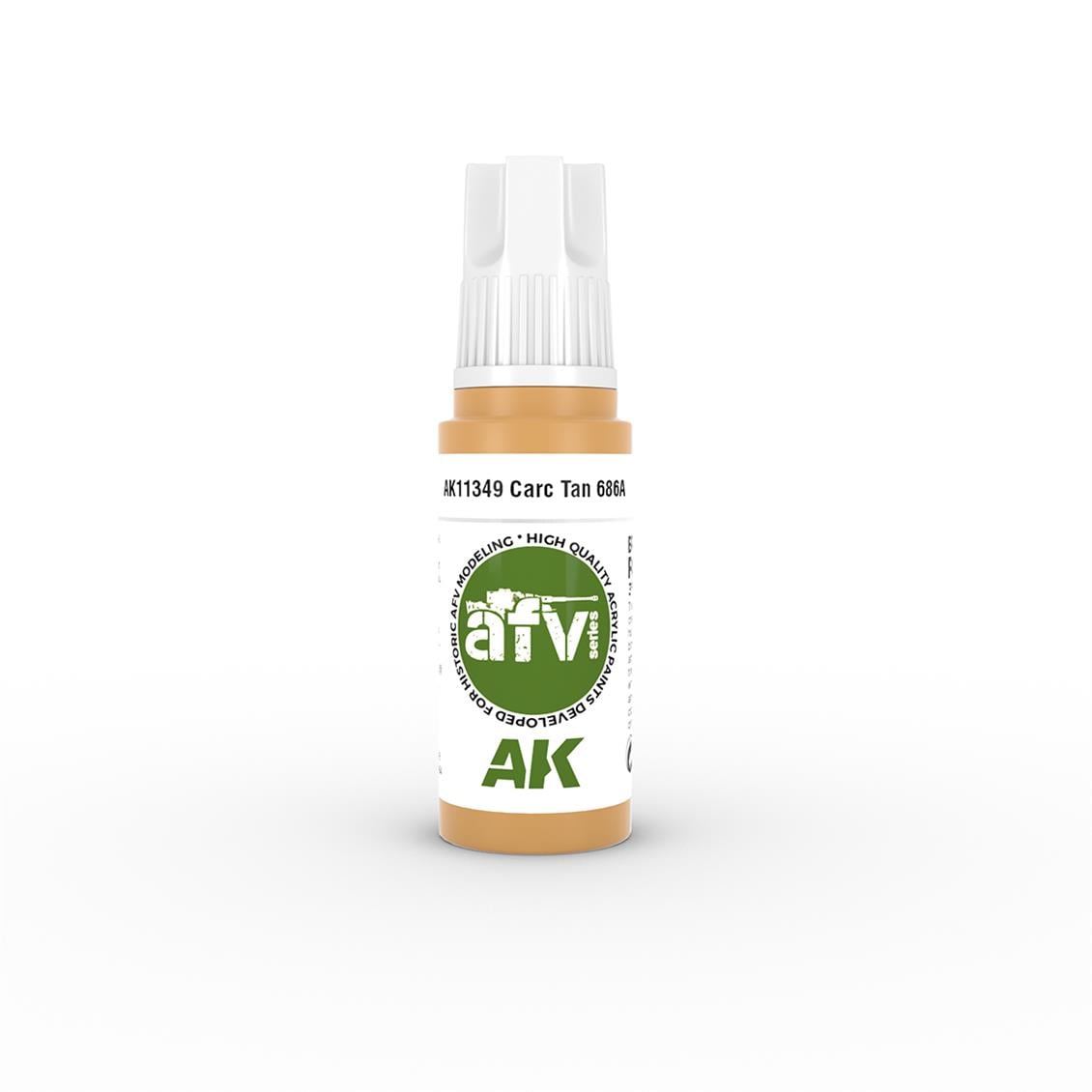 AK 11349 17 ml. CARC Tan 686A (FS33446), AFV Serisi 3GEN Akrilik Model Boyası