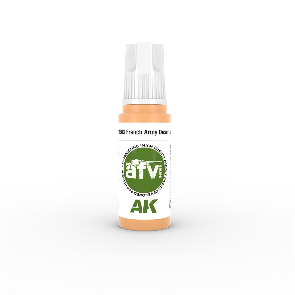 AK 11363 17 ml. French Army Desert Sand, AFV Serisi 3GEN Akrilik Model Boyası