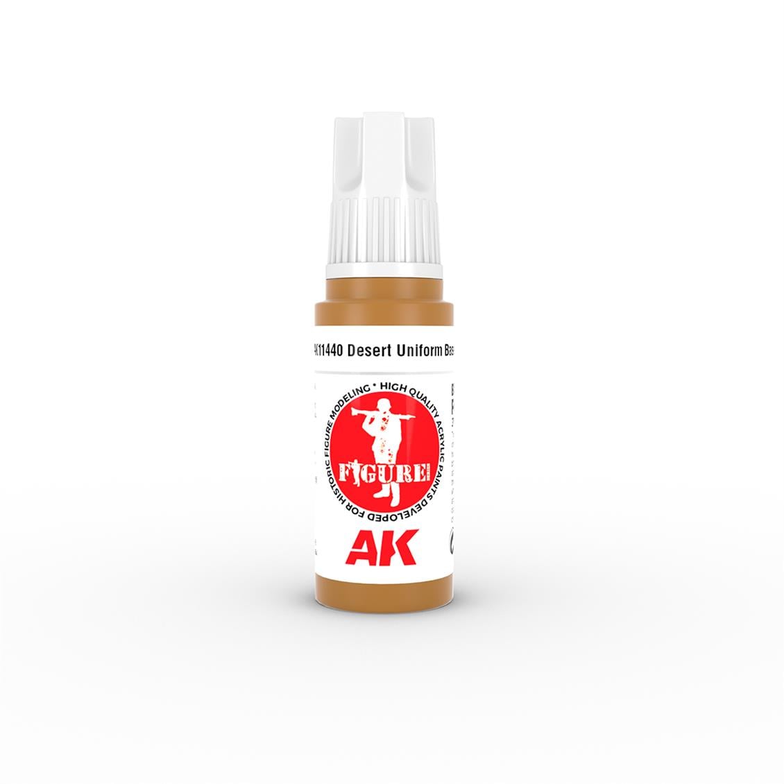 AK 11440 17 ml. Desert Uniform Base, Figür Serisi 3GEN Akrilik Model Boyası