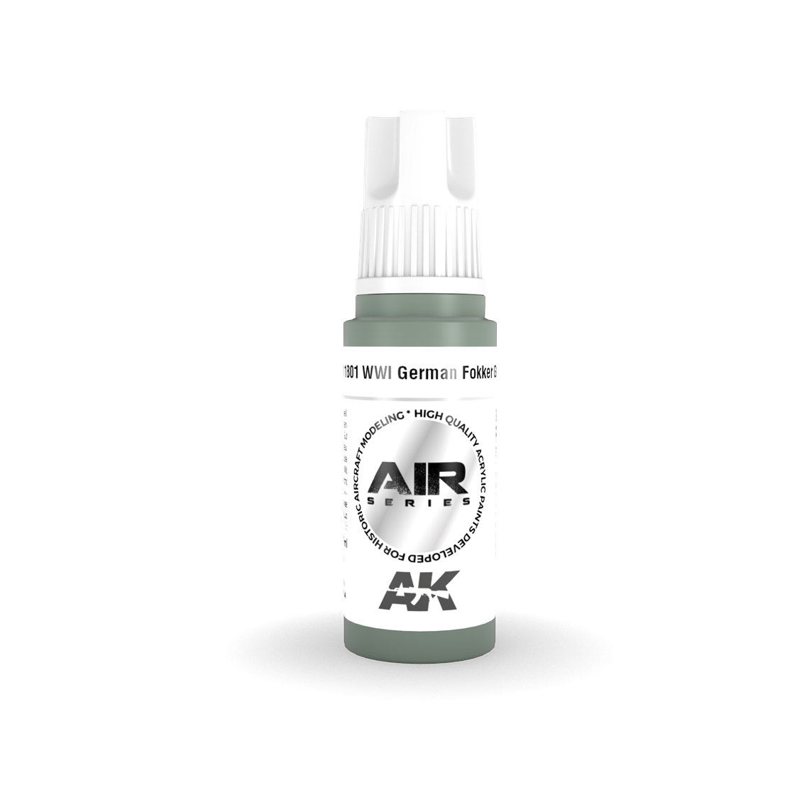 AK 11801 17 ml. WWI German Fokker Grey, Aircraft Serisi 3GEN Akrilik Model Boyası