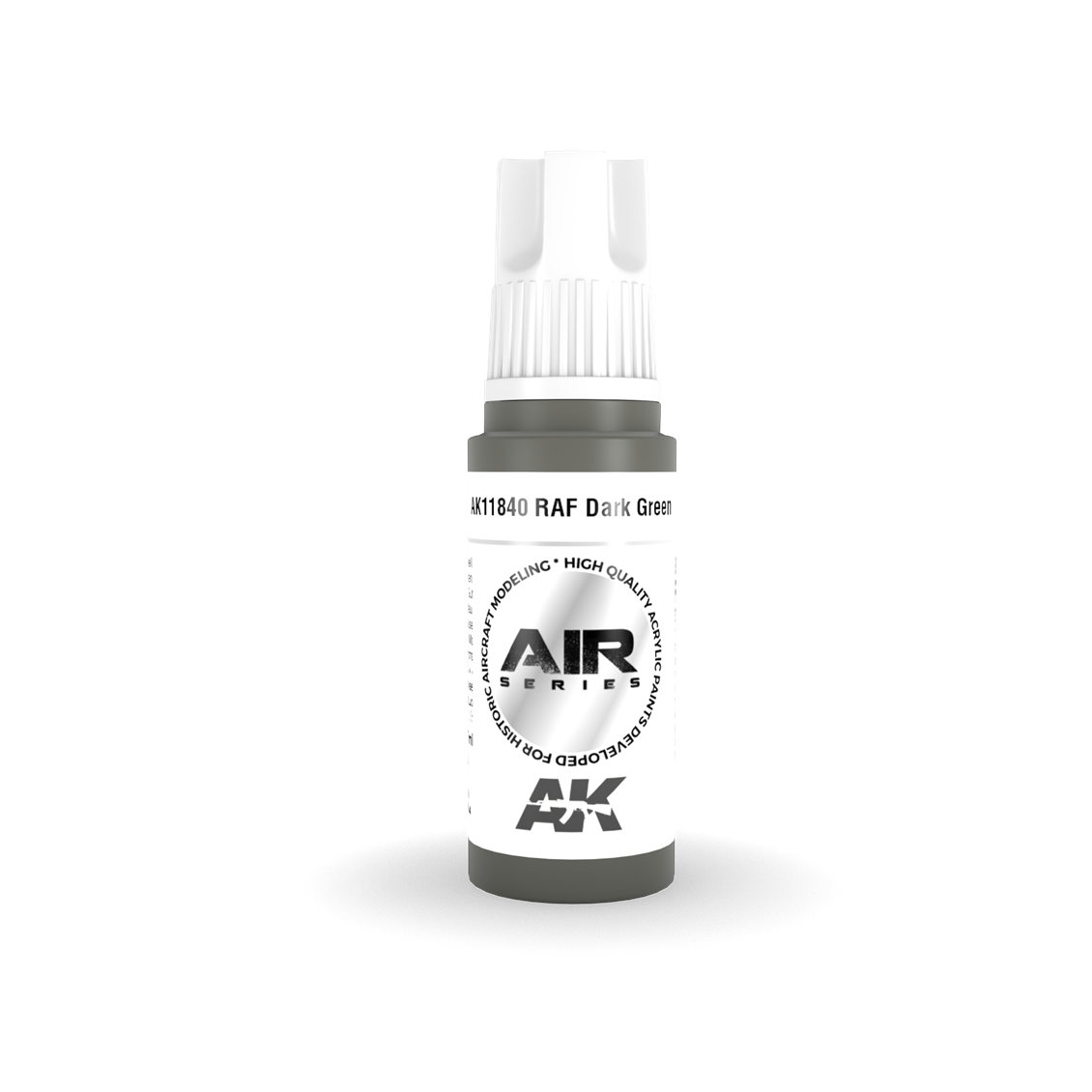 AK 11840 17 ml. RAF Dark Green, Aircraft Serisi 3GEN Akrilik Model Boyası