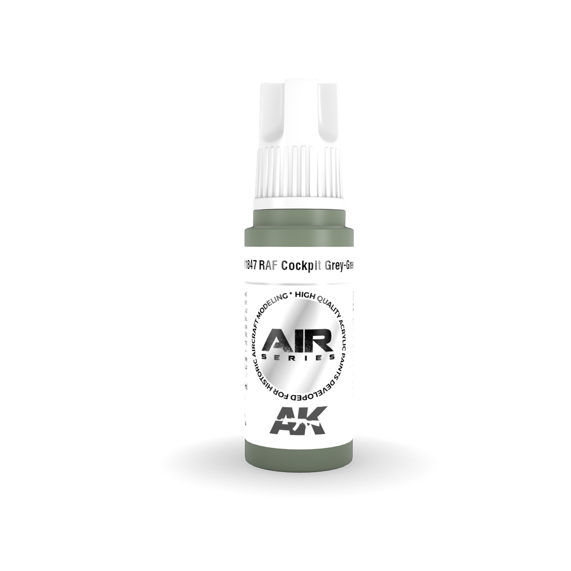 AK 11847 17 ml. RAF Cockpit Grey-Green, Aircraft Serisi 3GEN Akrilik Model Boyası