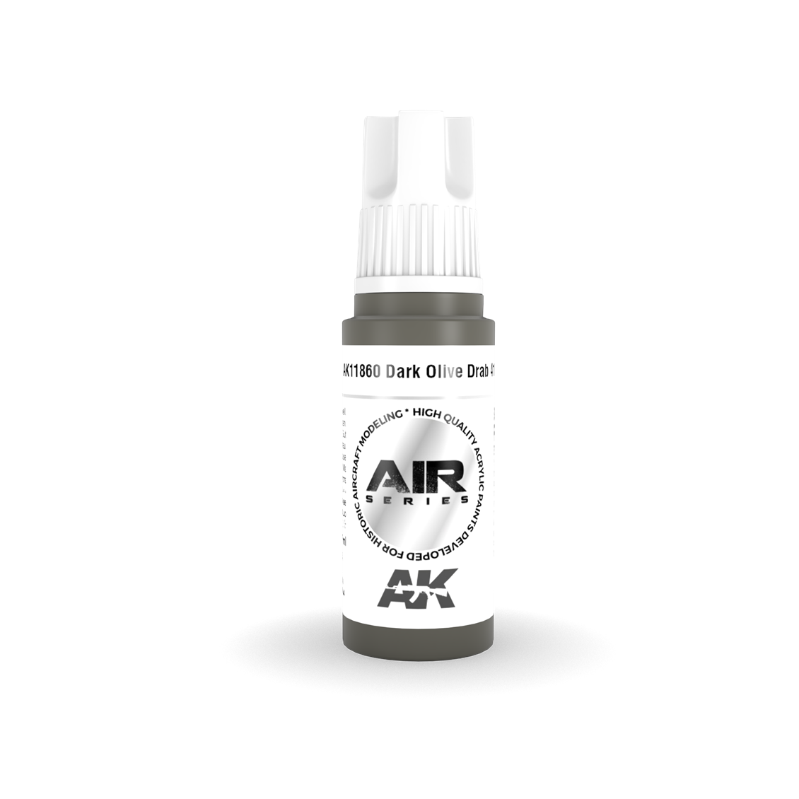 AK 11860 17 ml. Dark Olive Drab 41, Aircraft Serisi 3GEN Akrilik Model Boyası