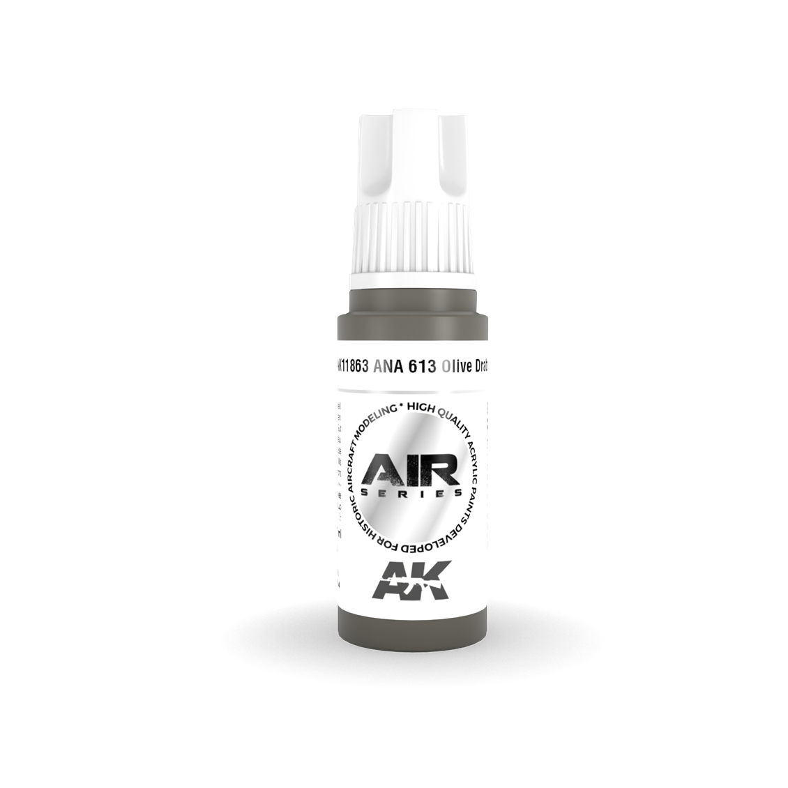 AK 11863 17 ml. ANA 613 Olive Drab, Aircraft Serisi 3GEN Akrilik Model Boyası