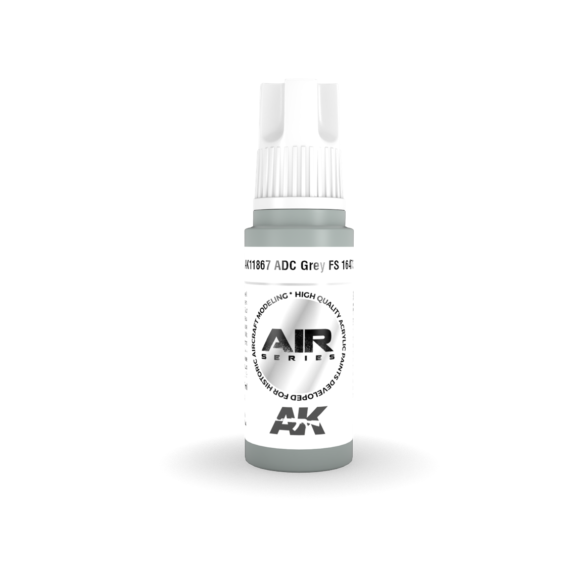 AK 11867 17 ml. ADC Grey FS 16473, Aircraft Serisi 3GEN Akrilik Model Boyası