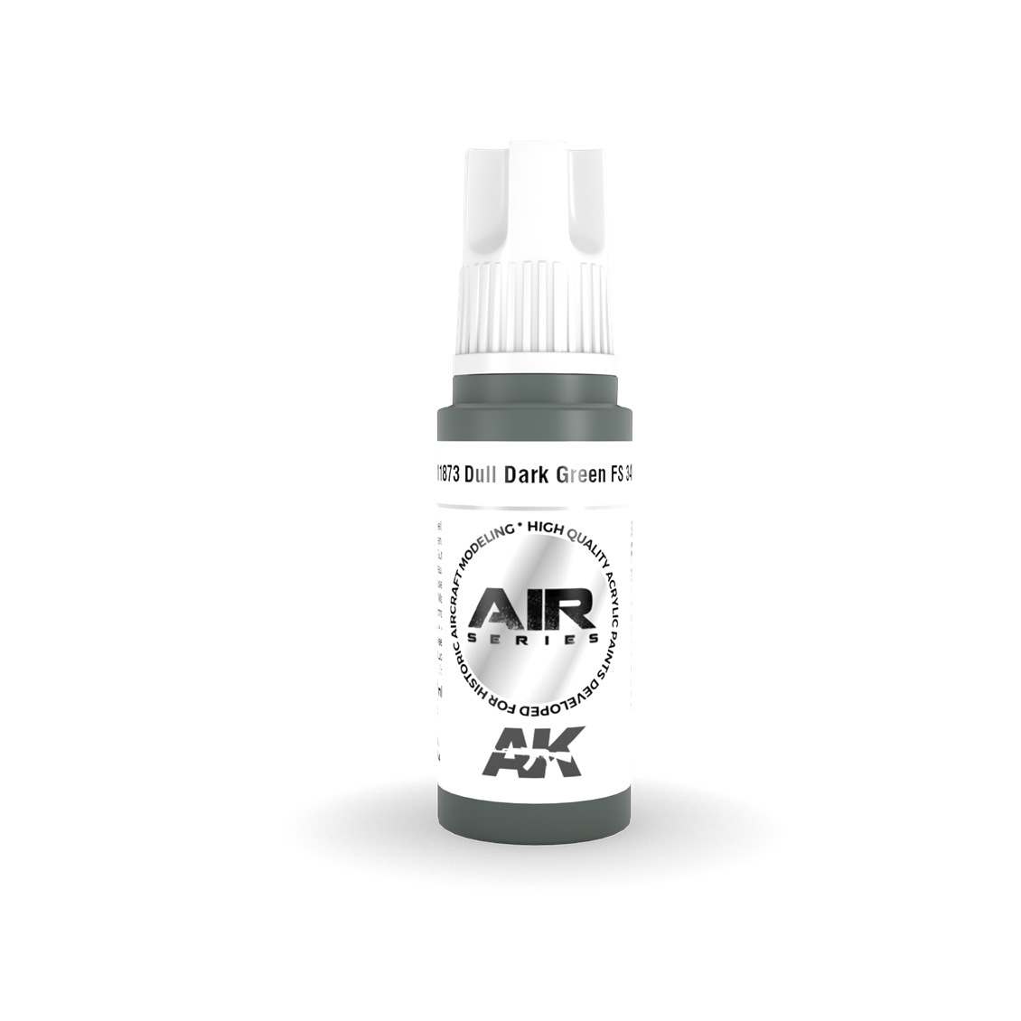 AK 11873 17 ml. Dull Dark Green FS 34092, Aircraft Serisi 3GEN Akrilik Model Boyası