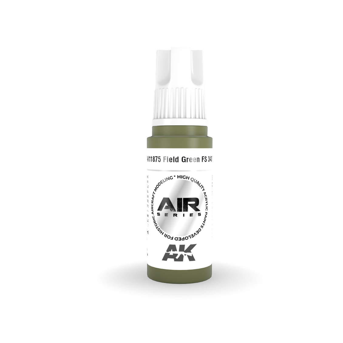 AK 11875 17 ml. Field Green FS 34097, Aircraft Serisi 3GEN Akrilik Model Boyası