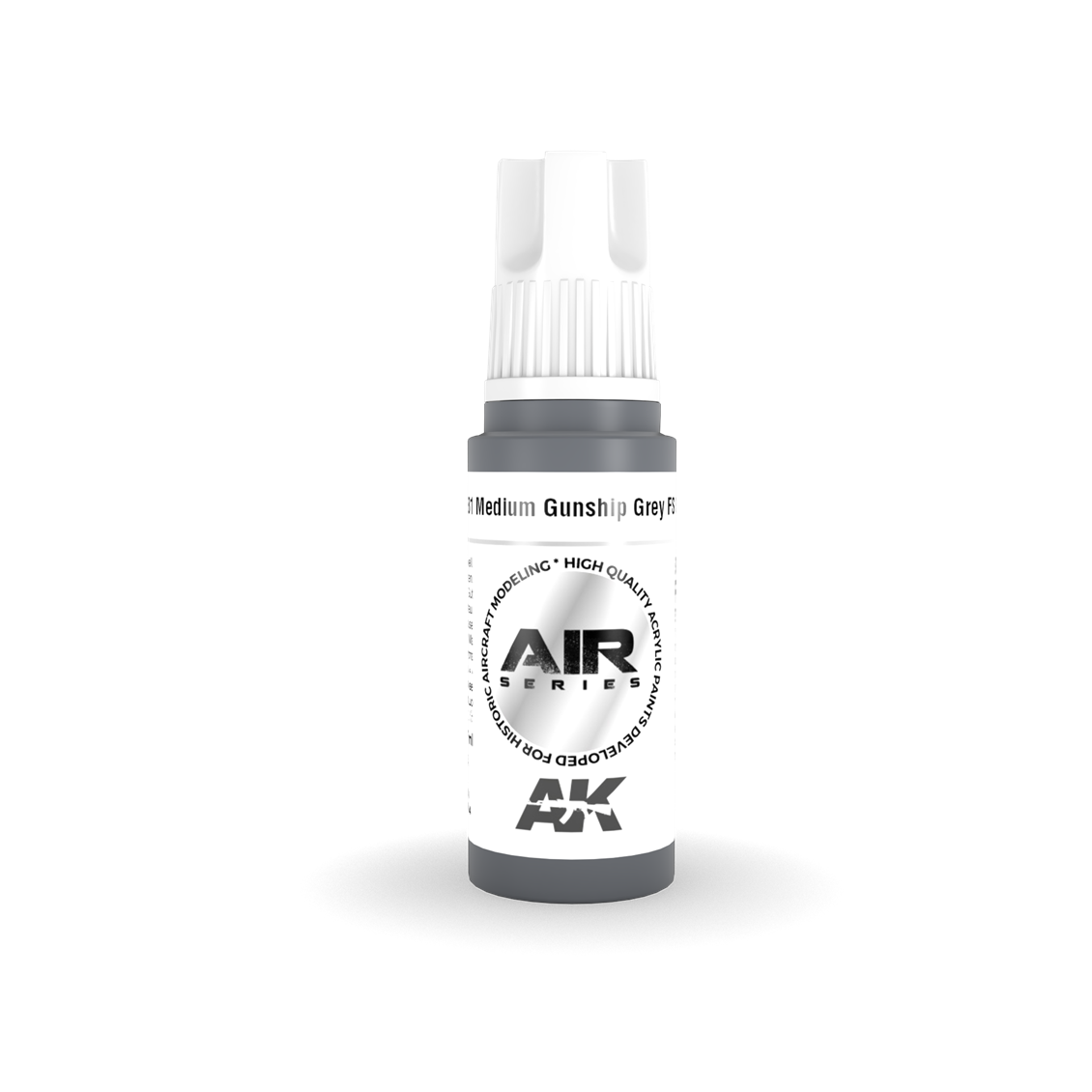 AK 11881 17 ml. Medium Gunship Grey FS 36118, Aircraft Serisi 3GEN Akrilik Model Boyası