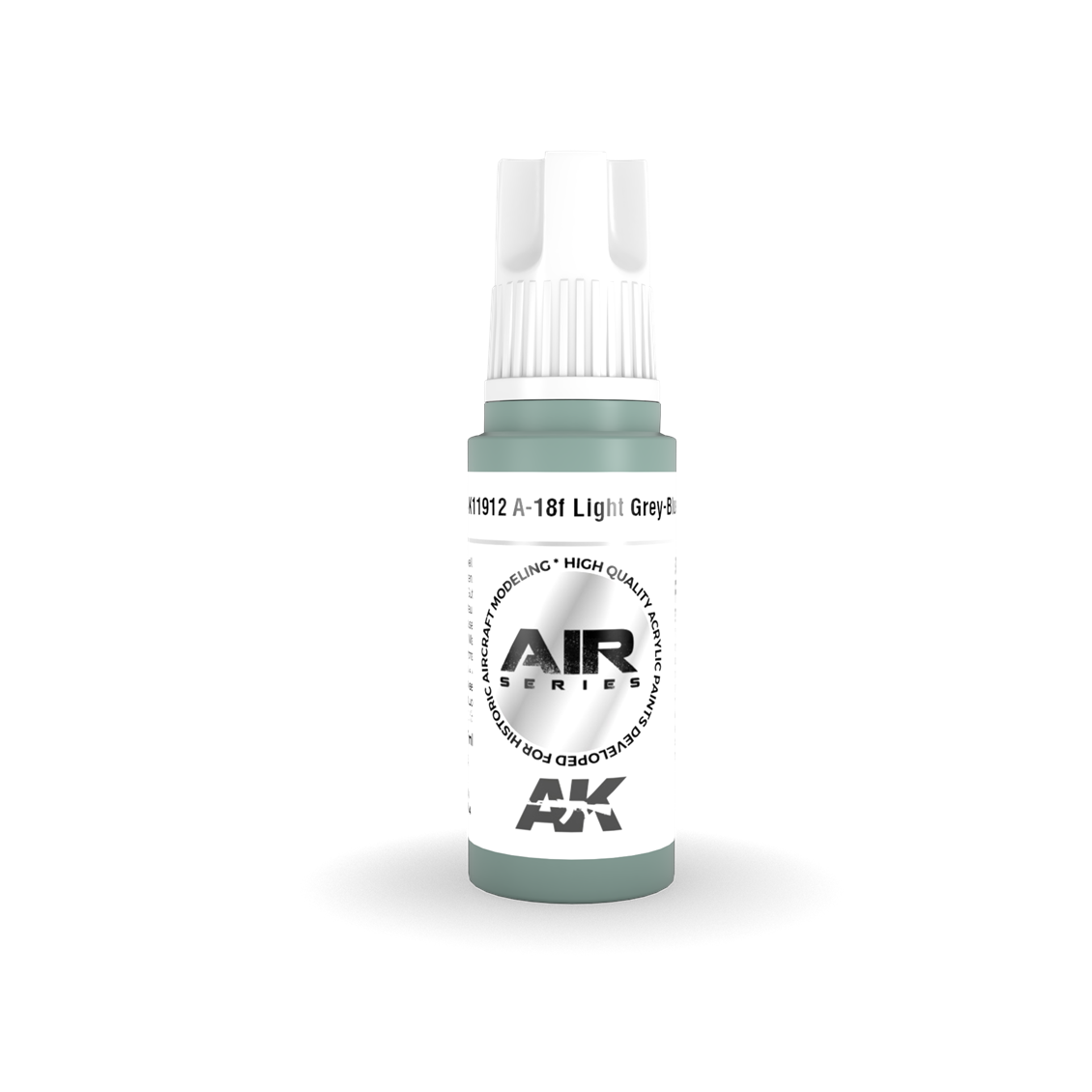 AK 11912 17 ml. A-18f Light Grey-Blue, Aircraft Serisi 3GEN Akrilik Model Boyası