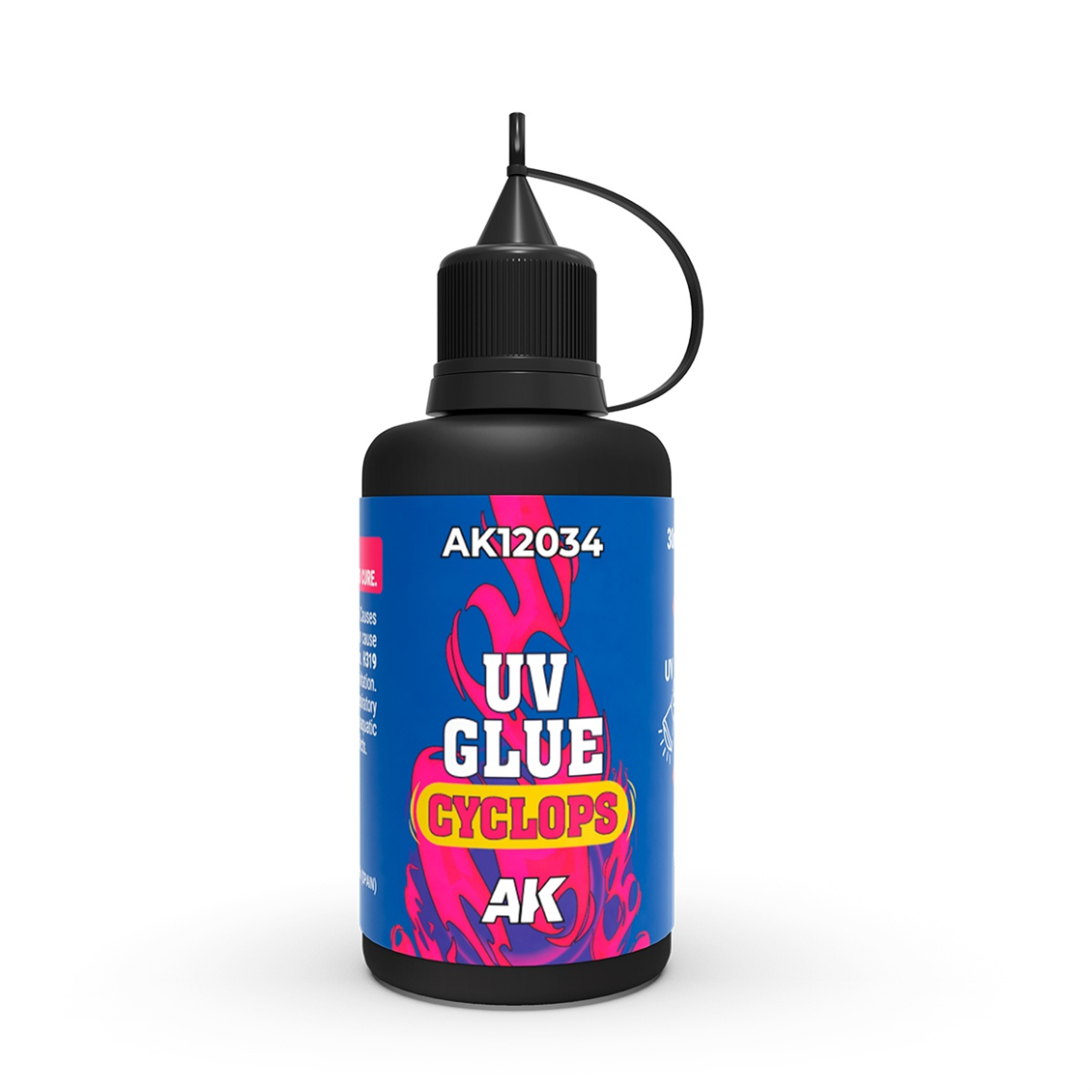 AK 12034 30 ml. Ultraviyole Işıkla Kürlenen Yapıştırıcı (Işık Kaynağı Hariç)