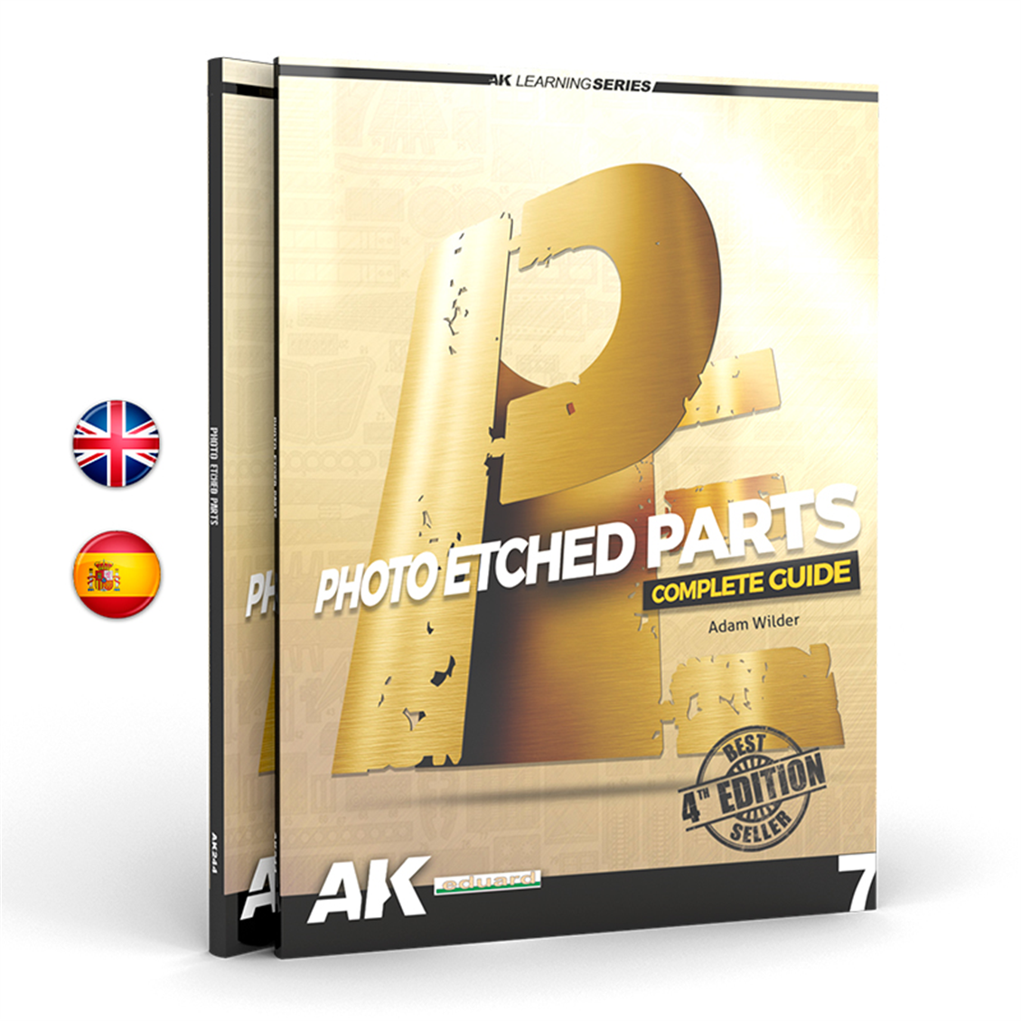 AK 244 PE Photoedge Parçaları, AK Öğrenme Serisi-07, İngilizce, 88 Sayfa