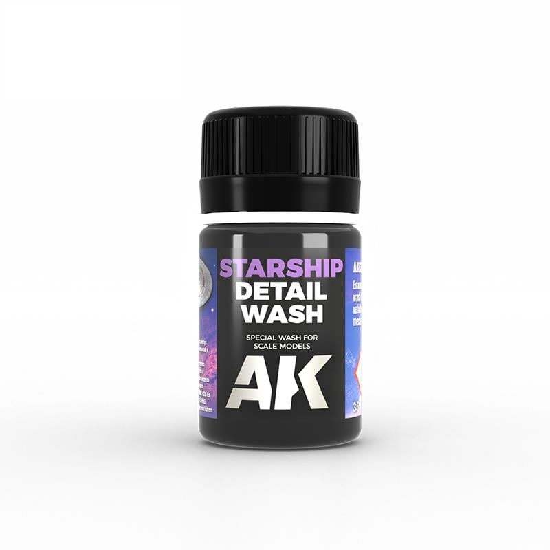 AK 636 35 ml. Uzay Gemisi Detay, Wash Serisi Enamel Model Boyası