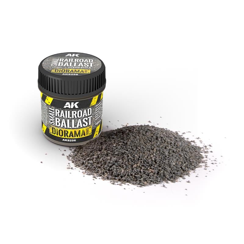 AK 8256 1/72 Ölçek, İnce Demiryolu Balastı, Diorama Serisi Zemin Dokusu
