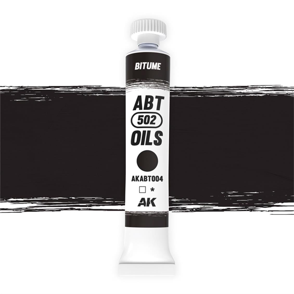 AK ABT006 20 ml. Yağlı Boya, Bitume
