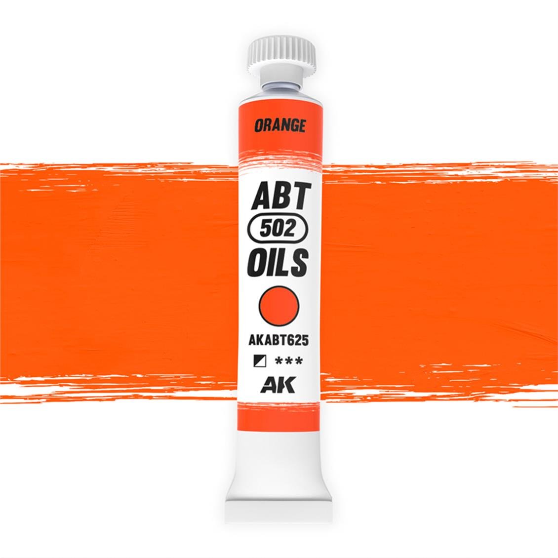 AK ABT307 20 ml. Yağlı Boya, Orange