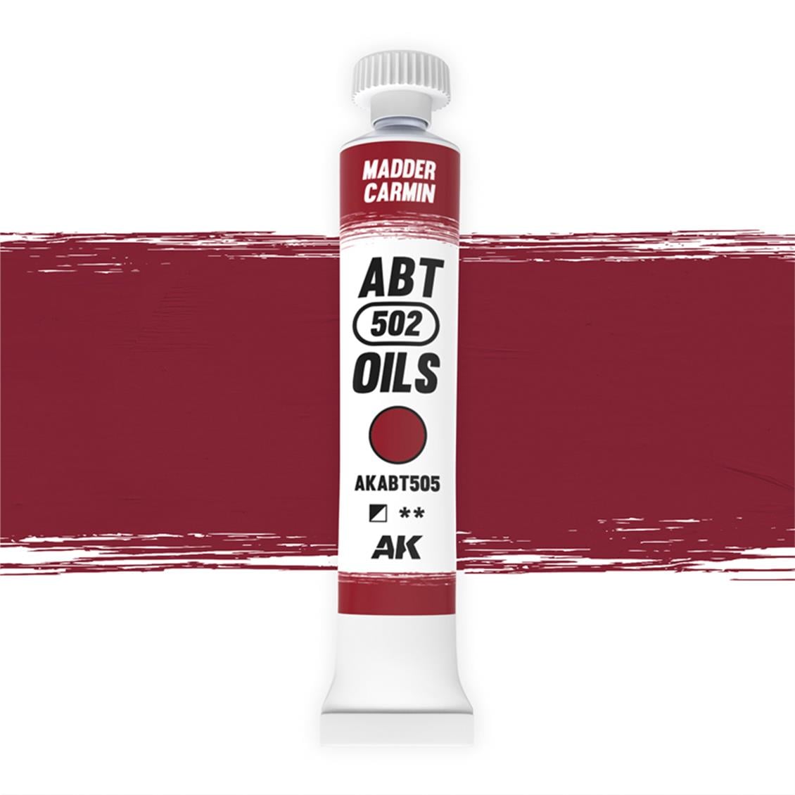 AK ABT515 20 ml. Yağlı Boya, Madder carmin