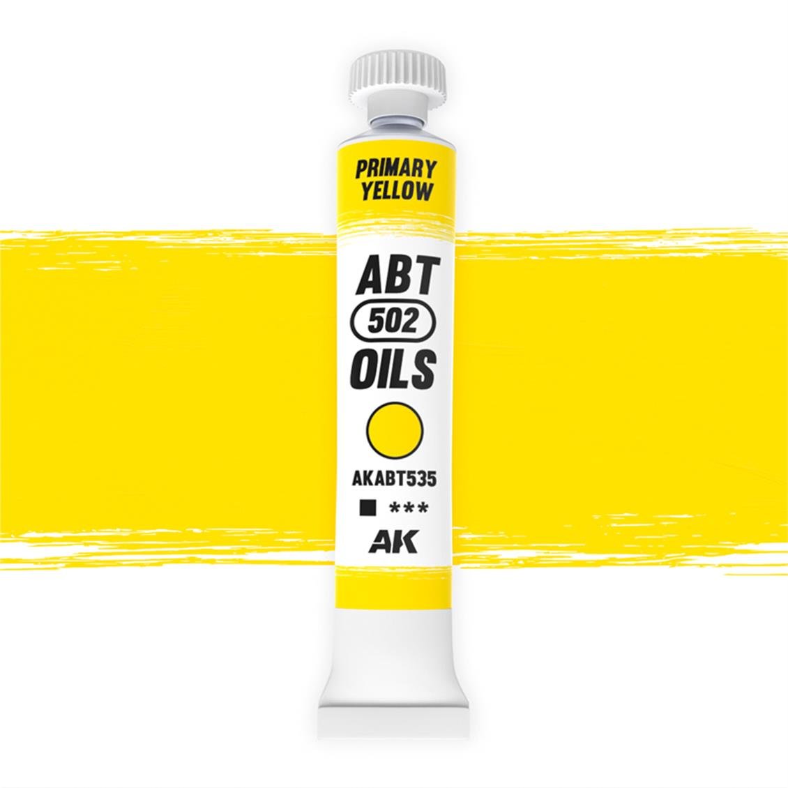 AK ABT545 20 ml. Yağlı Boya, Primary Yellow