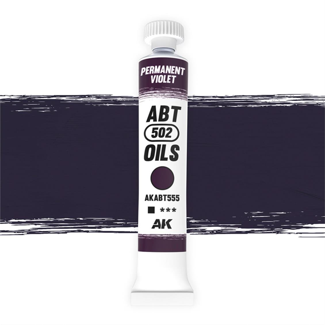 AK ABT605 20 ml. Yağlı Boya, Permanent Violet