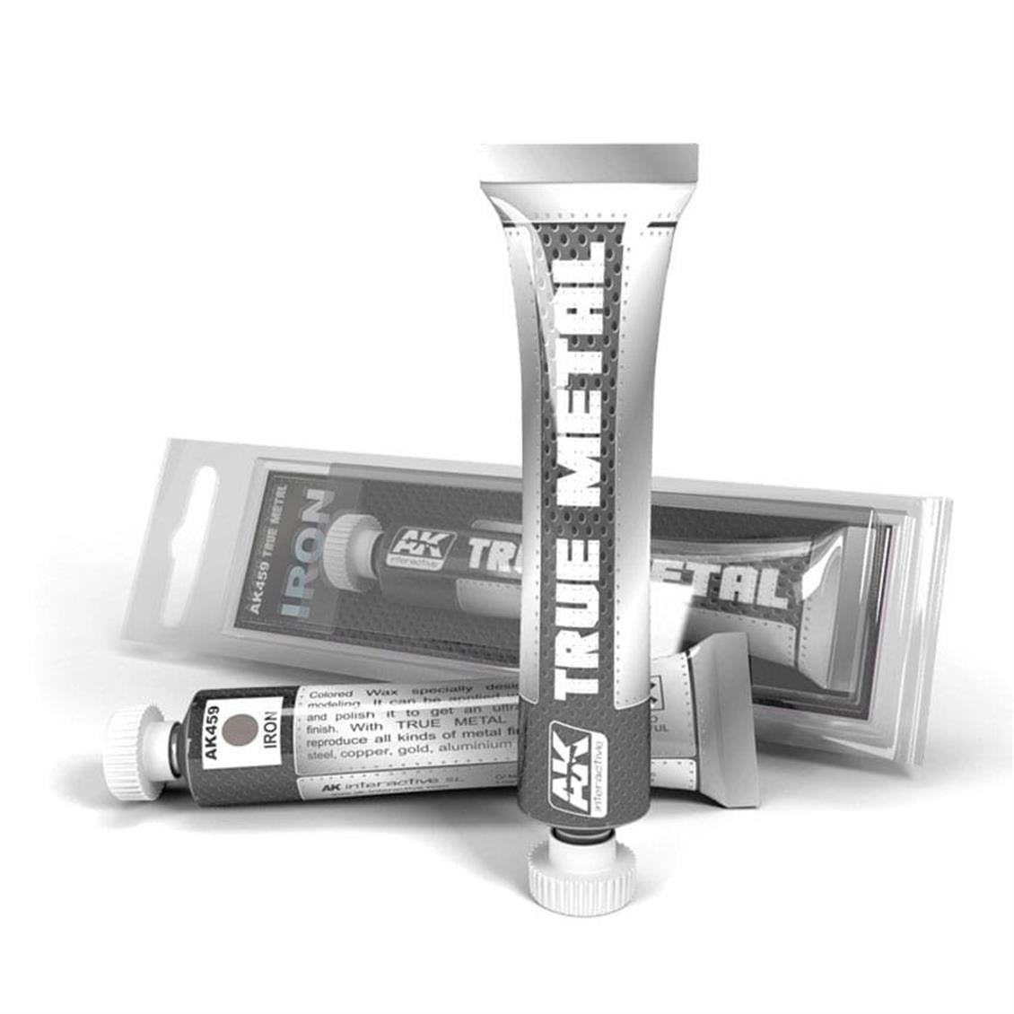 AK Interactive 459 20 ml. Iron, True Metal Serisi Model Boyası