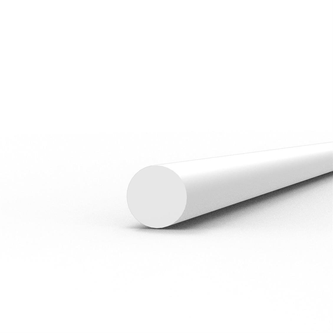 AK Interactive 6539 1.50 x 350 mm. Plastik Yuvarlak Çubuk, 10 Adet