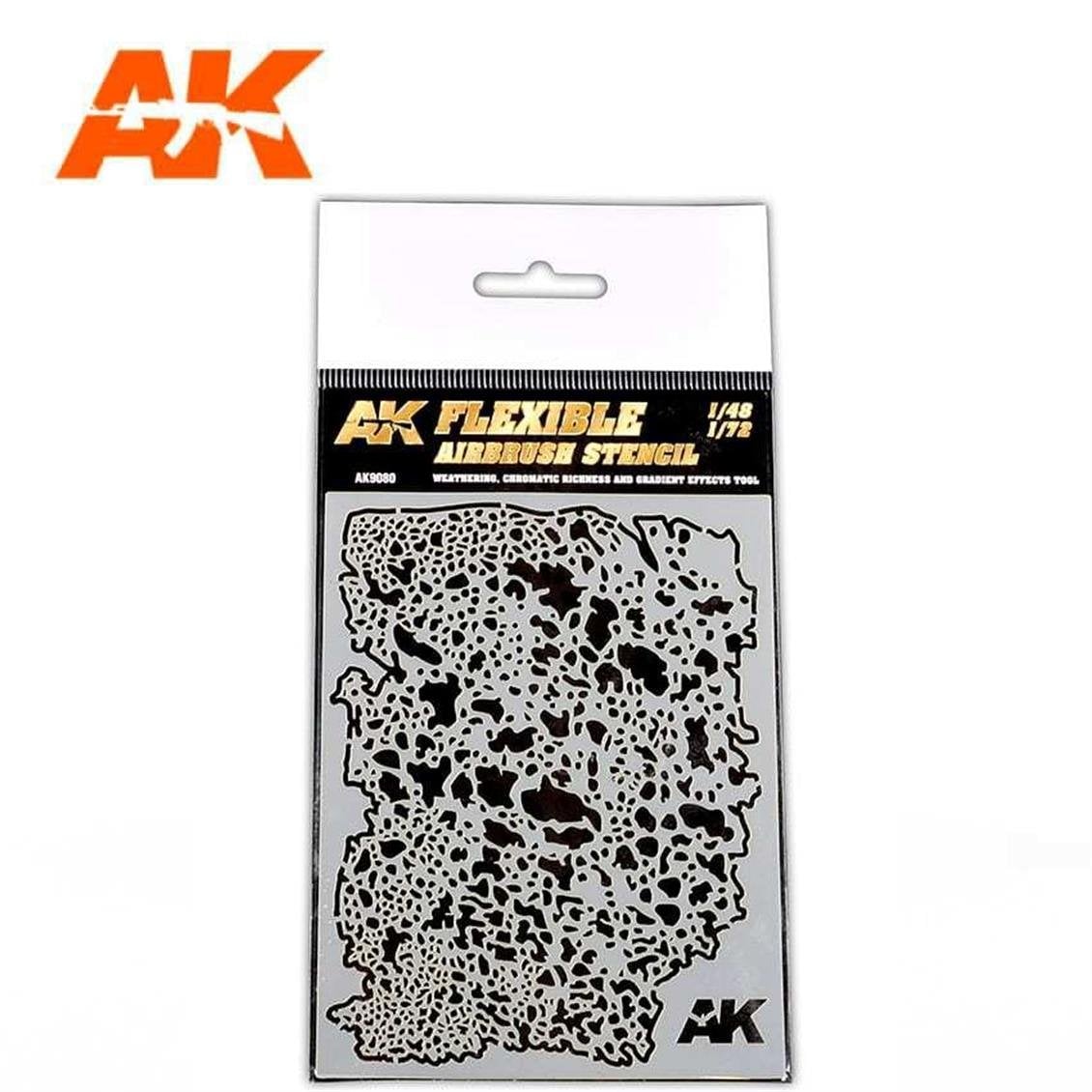 AK Interactive 9080 1/48,1/72 Esnek Boya Şablonu