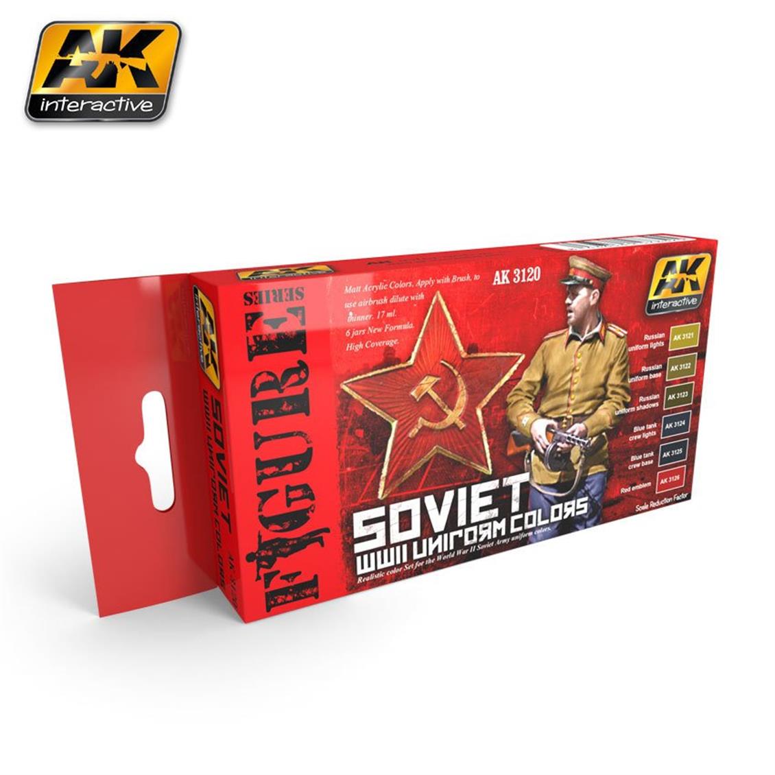 AK3120 SOVIET WWII UNIFORM COLORS