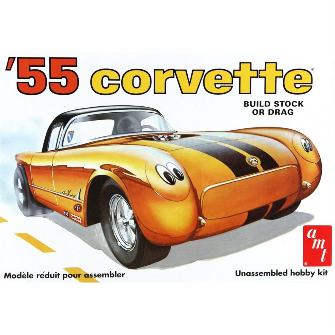 AMT 683 1/25 1955 CHEVY CORVETTE