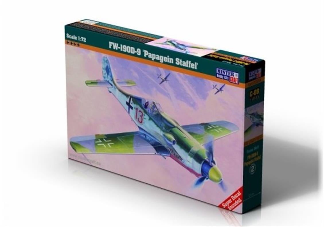C-08 1/72 Fw-190D-9 Papagein Staffel
