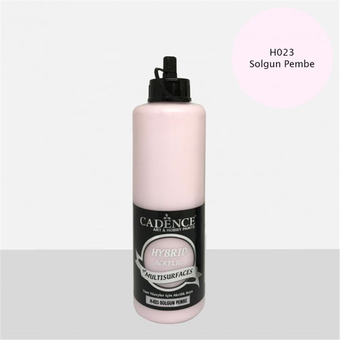 Cadence H023 500 ml. Solgun Pembe, Multisurfaces Akrilik Dekor Boyası