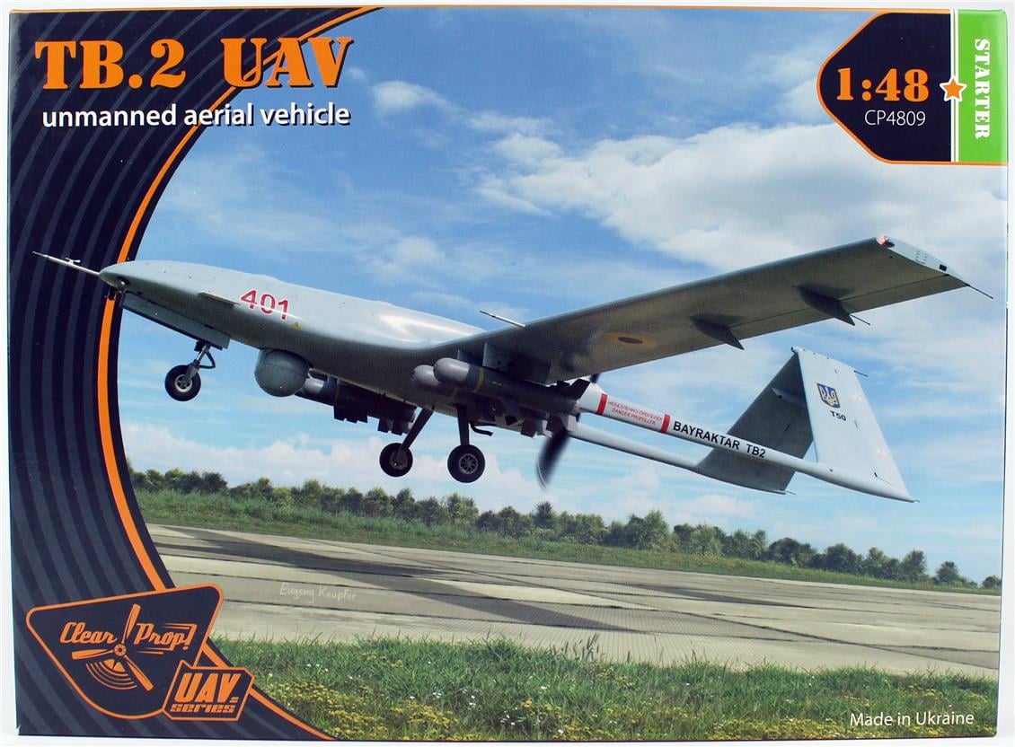 Clear Prop Models 4809 1/48 Ölçek, TB.2, Silahlı İnsansız Hava Aracı, Plastik Model Kiti