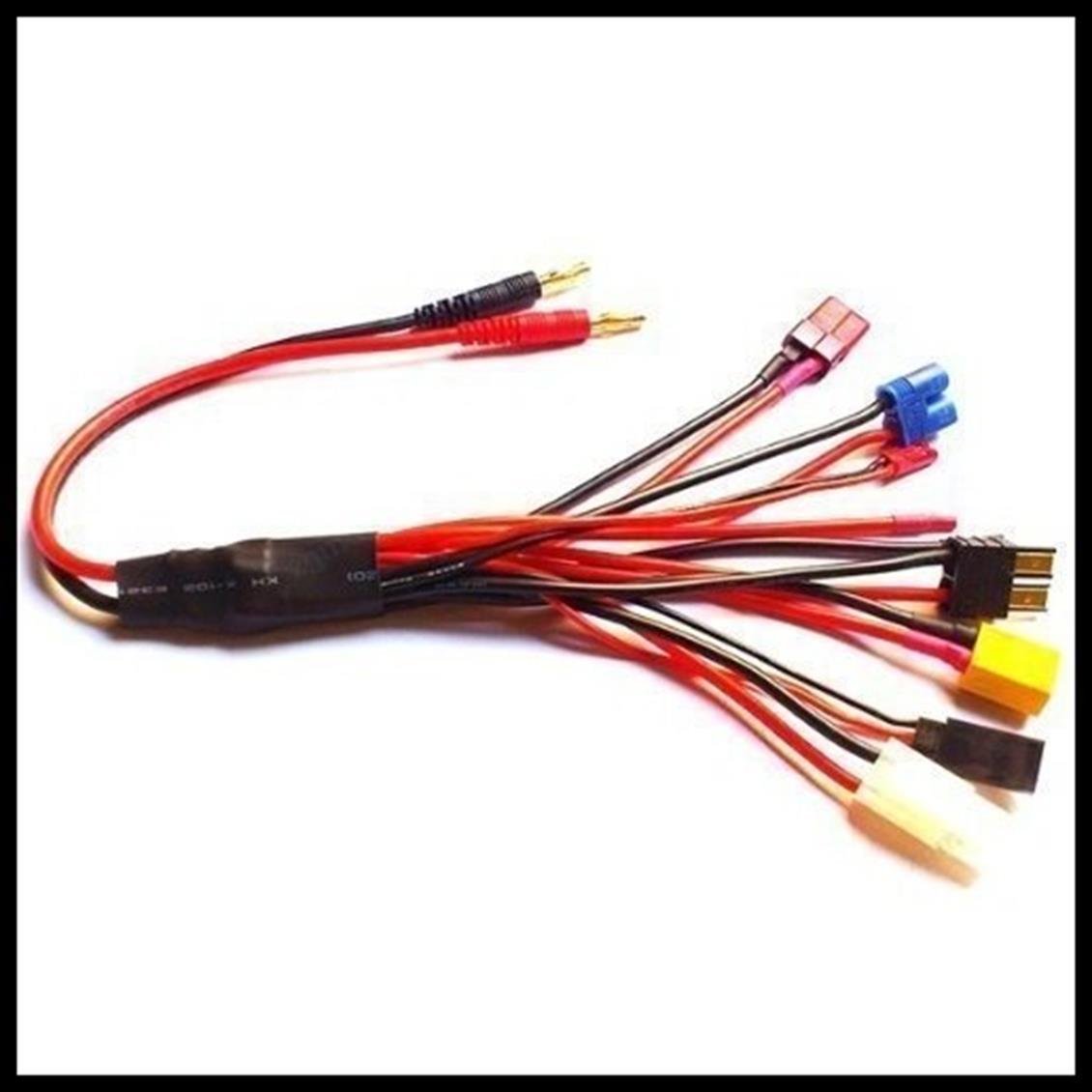 Çoklu Şarj Kablosu 4mm Banana Soketli Kablolu