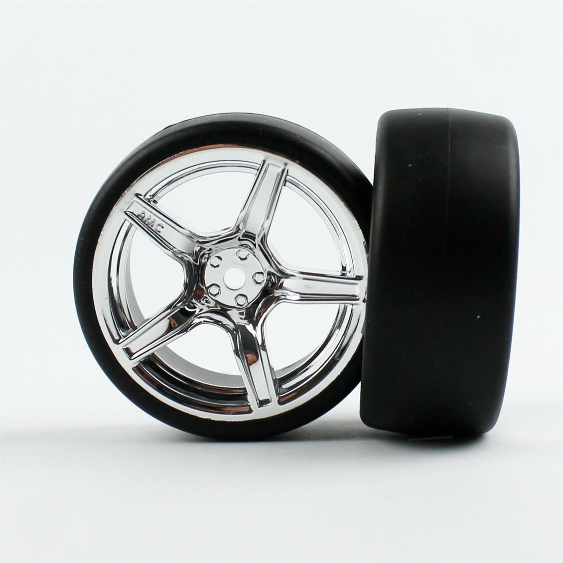 Correct Model PP0202 1/10 A63-C Krom Drift Teker Ve Jant, 4 Adet