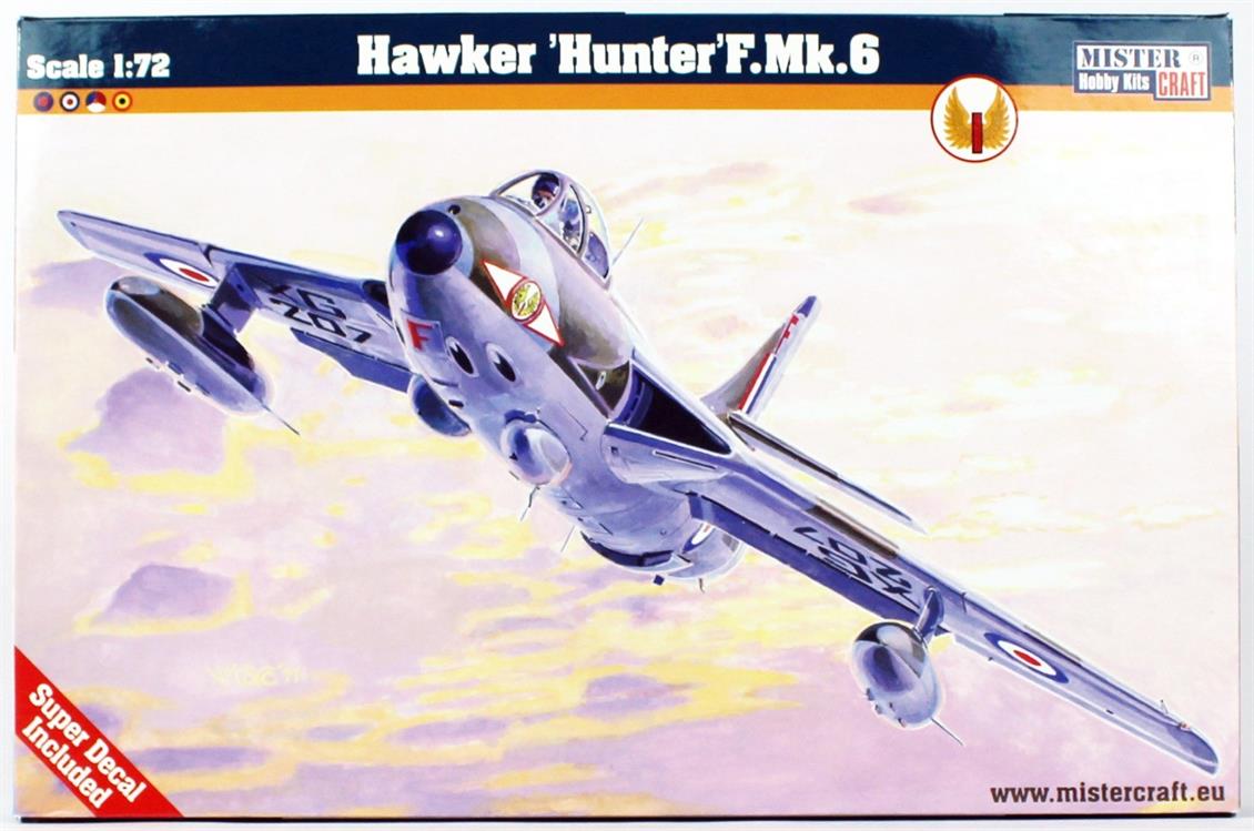 D-10 1/72 Hawker Hunter F.Mk.6