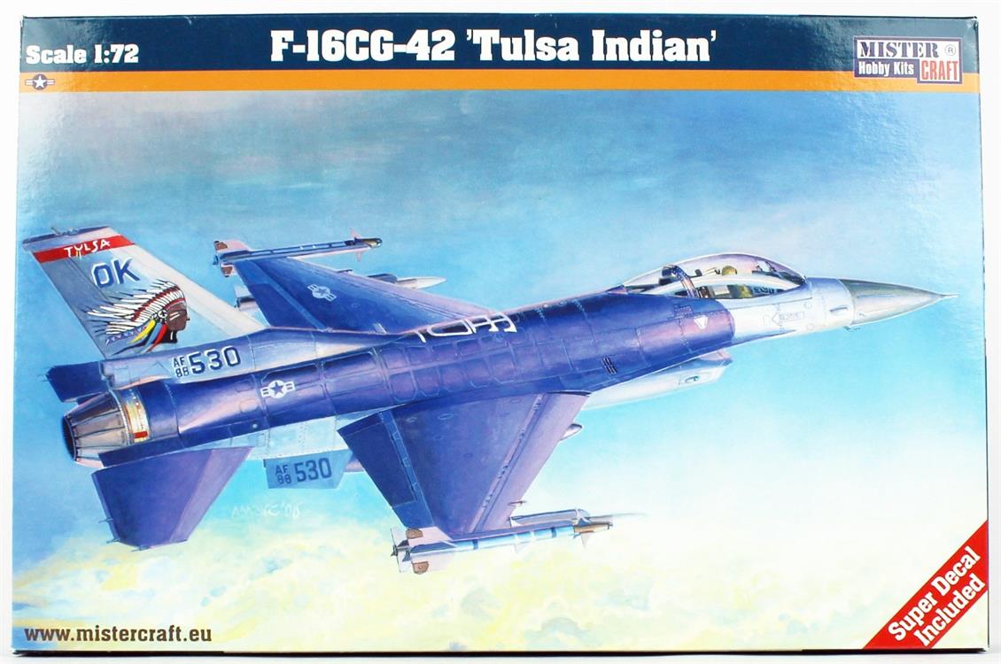 D-105 1/72 F-16C-42 Tulsa Indiains