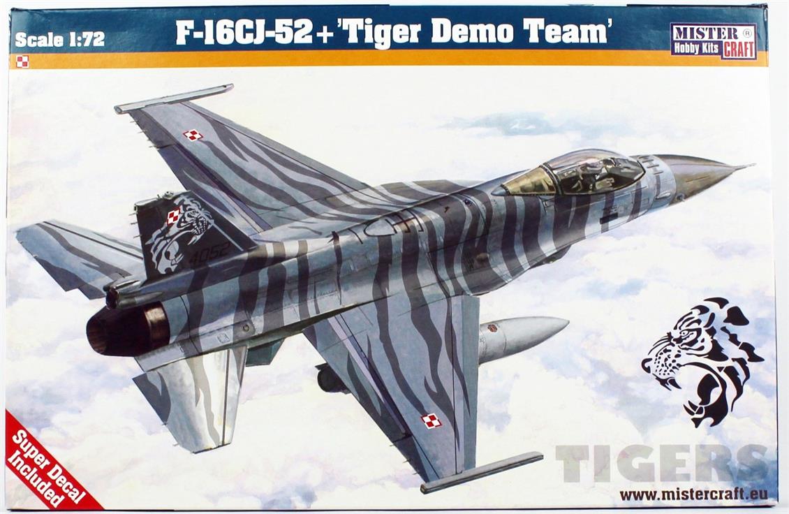 D-115 1/72 F-16CJ-52+Tiger Demo Team