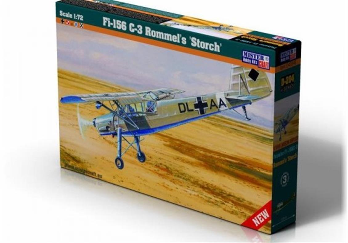 D-204 1/72 Fi-156 C-3 Rommels Storch