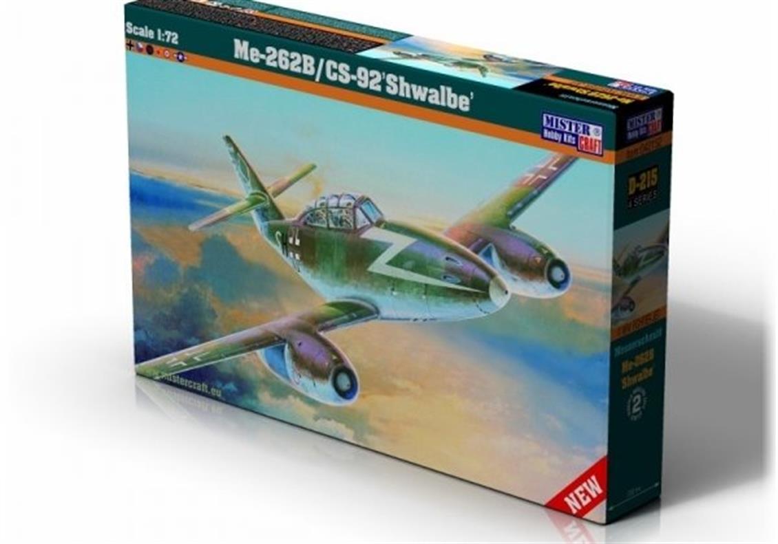 D-215 1/72 Me-262B-1a Doppelsitzsiger