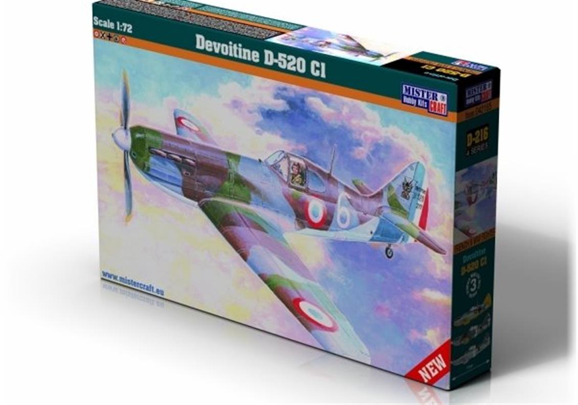D-216 1/72 Devoitine D-520 Cl