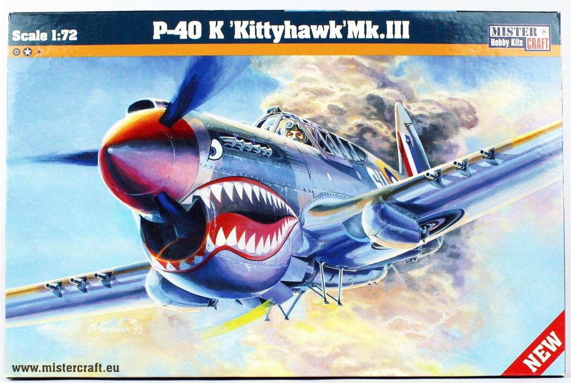 D-220 1/72 P-40 K Kittyhawk Mk.III