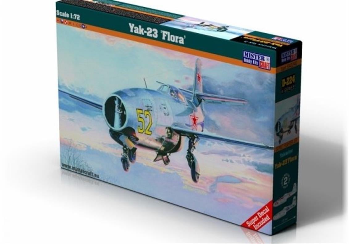 D-224 1/72 Yak-23 FLORA